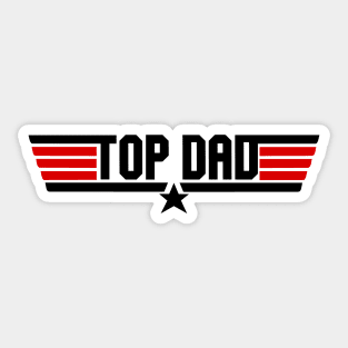 Top Dad Father's Day Sticker